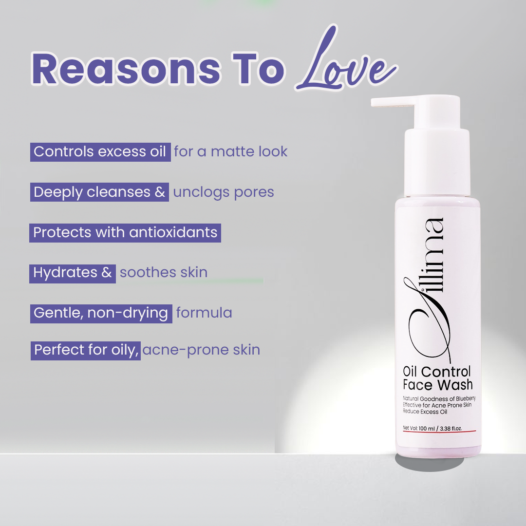 Oil Control Face Wash + Niacinamide Serum Combo - Sillima