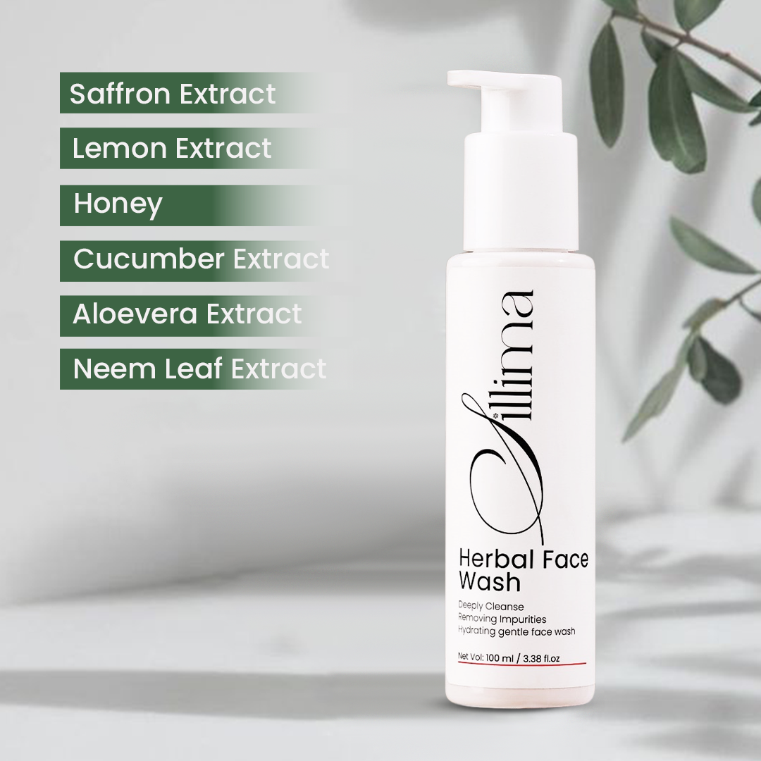 Herbal Face Wash + Herbal Face Serum + Sunscreen Combo - Sillima