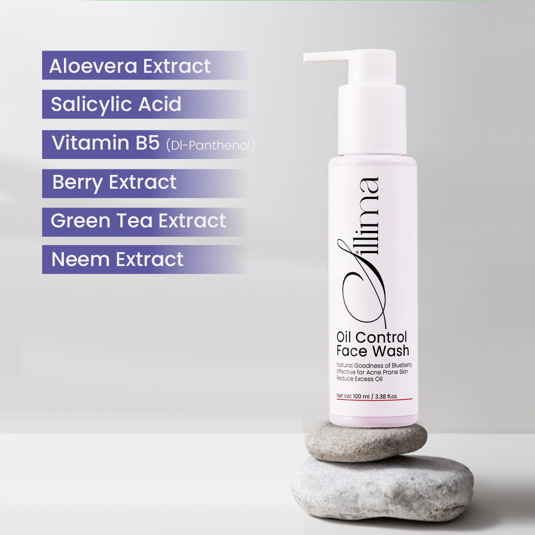 Oil Control Face Wash + Niacinamide Serum + Sunscreen + Moisturizer Gift Box