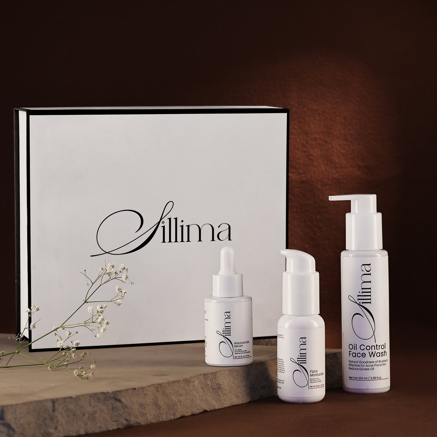 Face wash, Niacinamide serum & Moisturizer