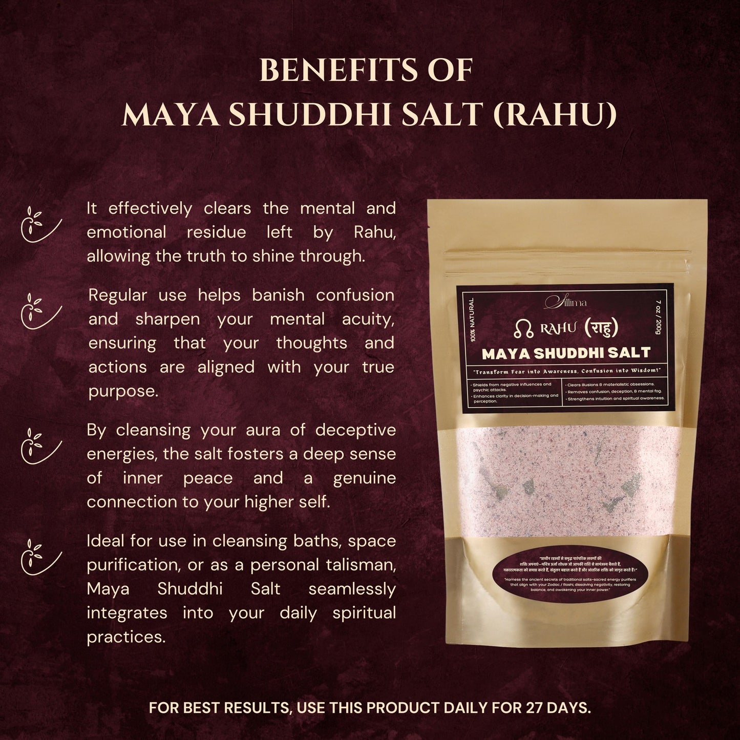 Maya Shuddhi Salt | Rahu (राहु) - Sillima