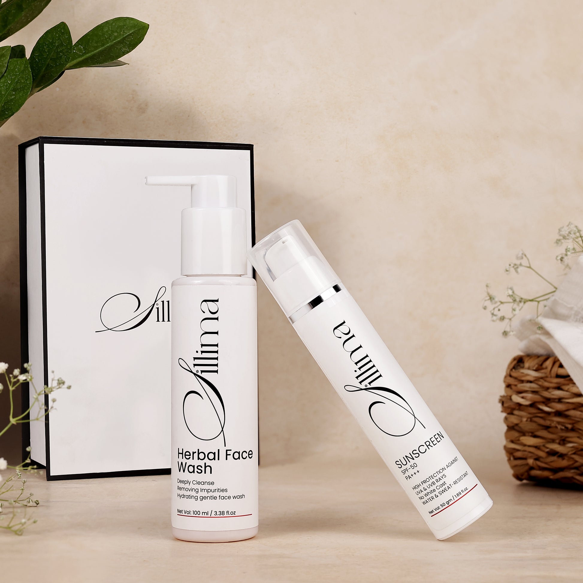 Sunscreen & Herbal face wash
