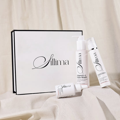 Vitamin c face wash, face serum & sunscreen