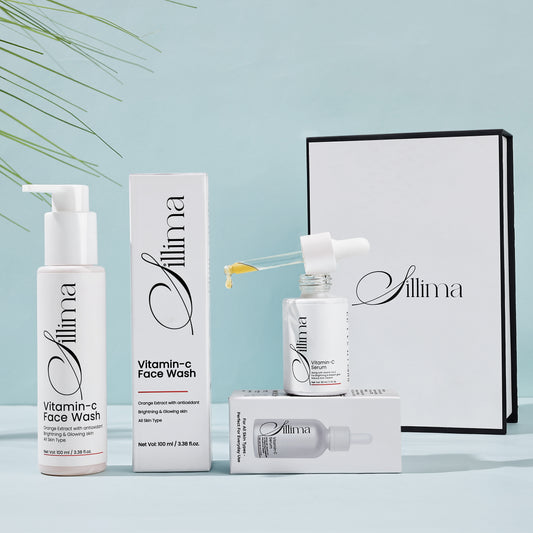 Vitamin c face wash and vitamin c face serum